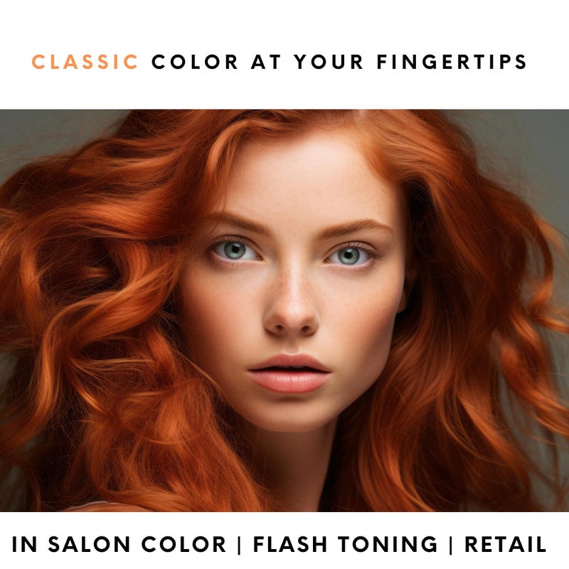 Watercolors by Tressa 3-in-1 Color Depositing Shampoo, Semi Permanent Hair Color, Hair Dye Shampoo for Curly, Dry, and Normal Hair, 8 fl oz - LIQUID COPPER - Image 3
